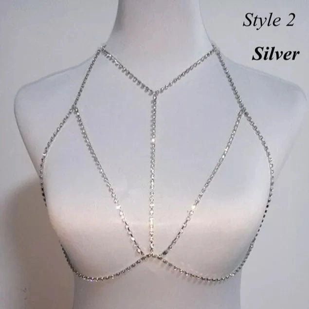 Cadena busto brillante