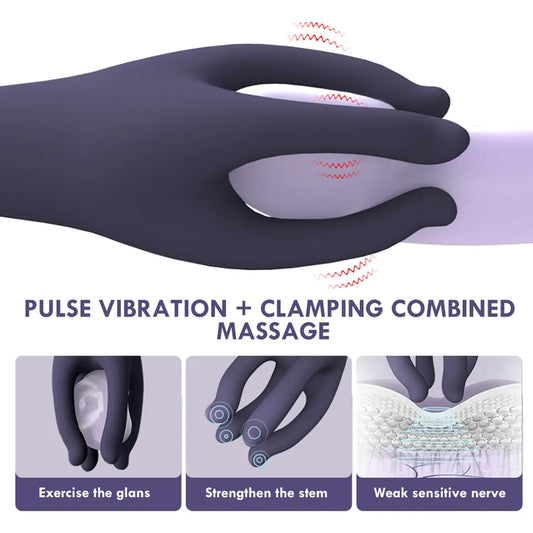 Masturbador masculino vibrador