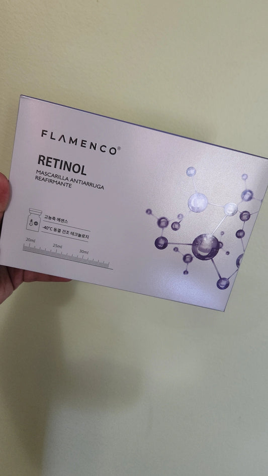 Mascarilla facial retinol 10 uni