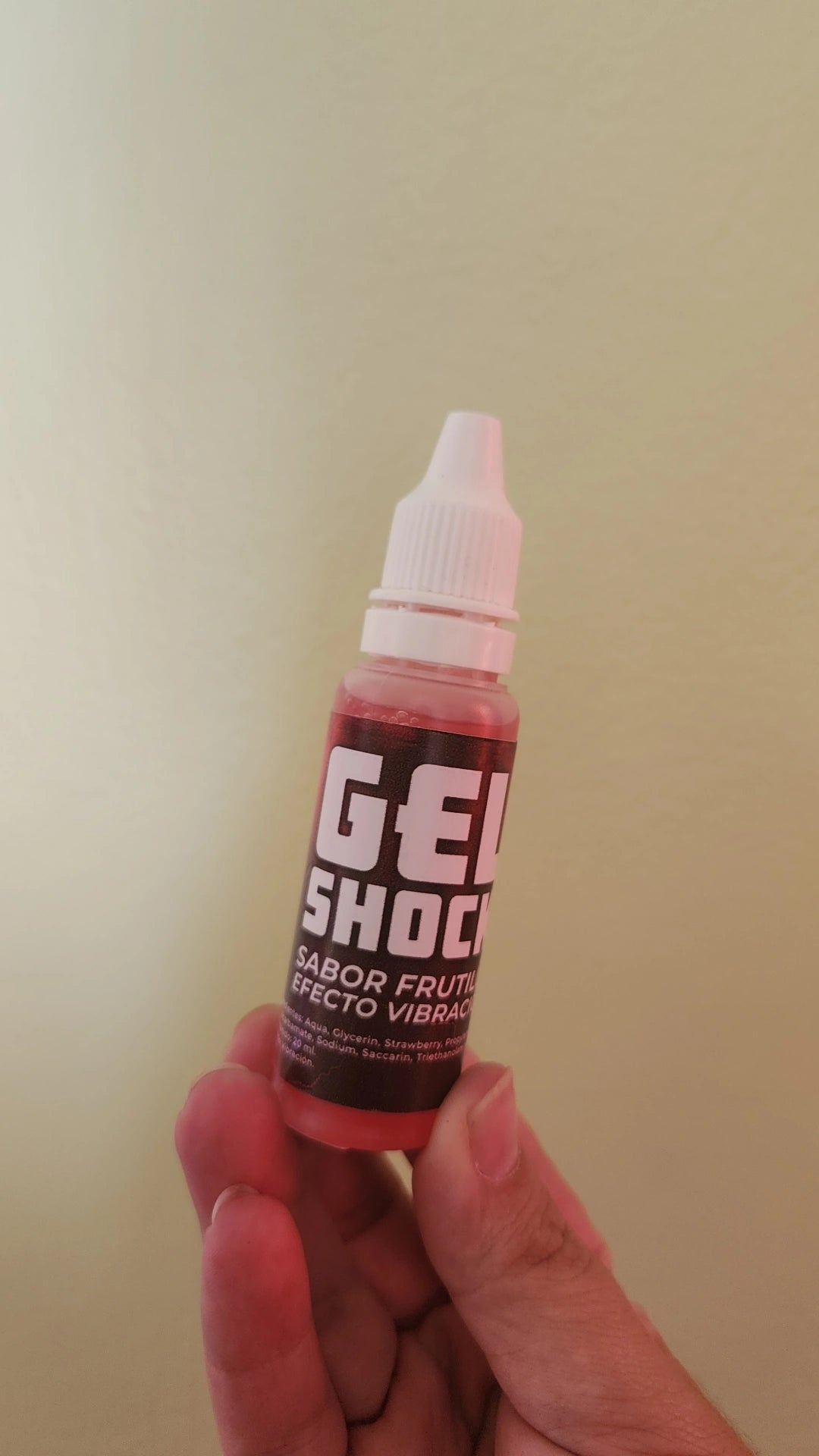 Gel shock vibración sabores