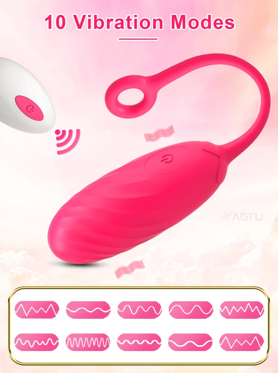 Huevo vibrador Inalámbrico Usb