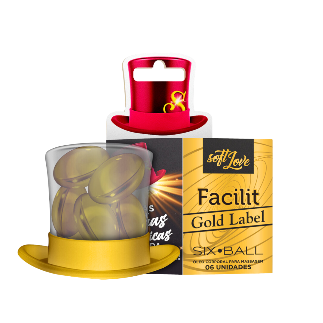 Adormecedor anal GoldLabel SIXBALL 6 Unidades SoftLove