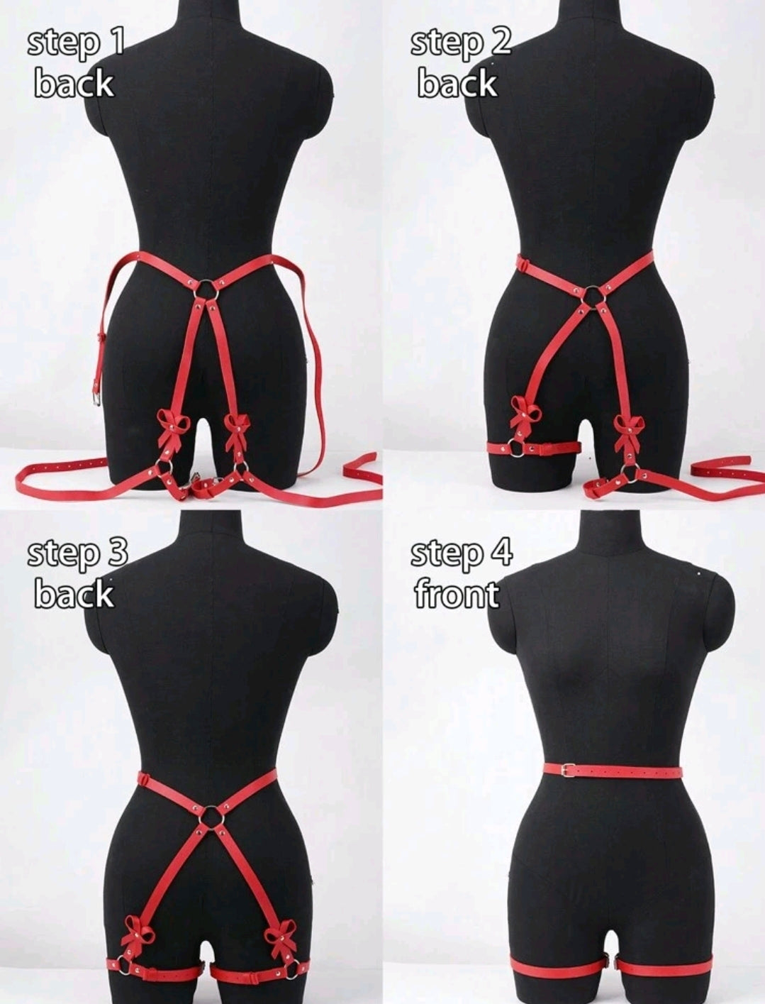 Arnes rojo ajustable