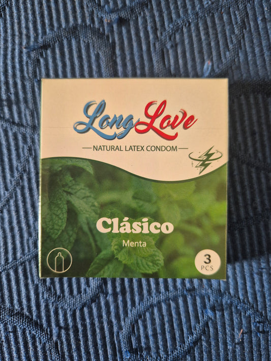 Condón látex menta
