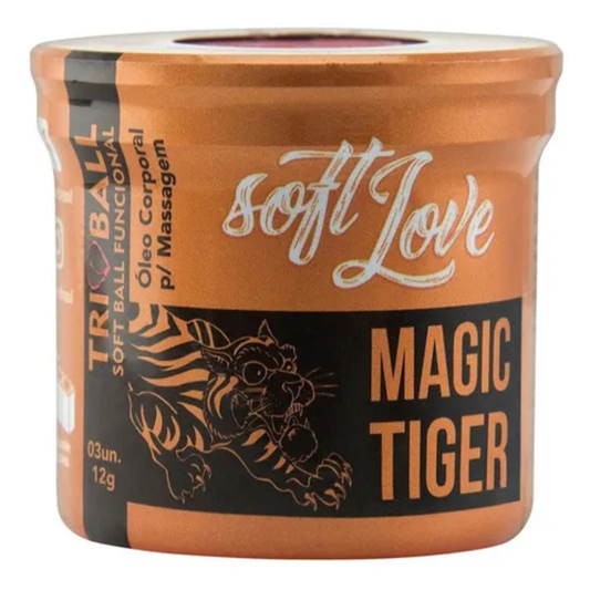 Bolas Lubricantes Multisensaciones “Magic Tiger” (3 Bolitas)