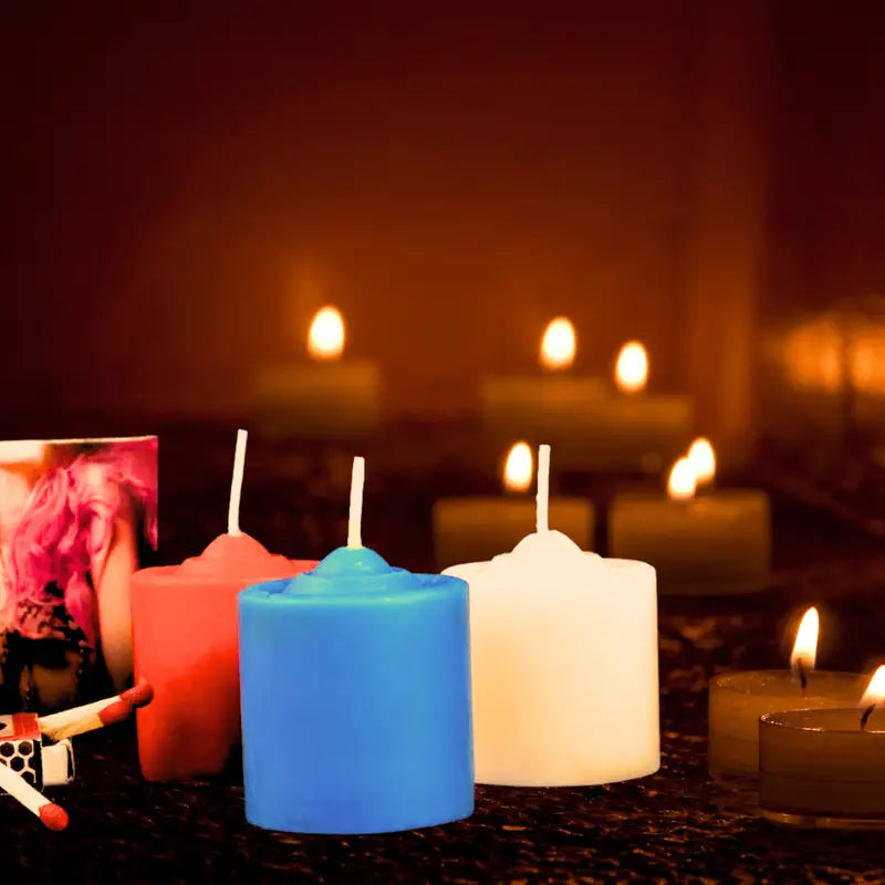 Velas eróticas aromáticas de baja temperatura