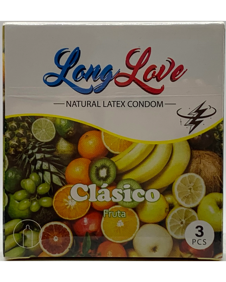 Preservativos longlove frutal