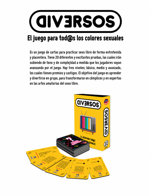 Juego Erótico De Sexo Libre “Diversos”