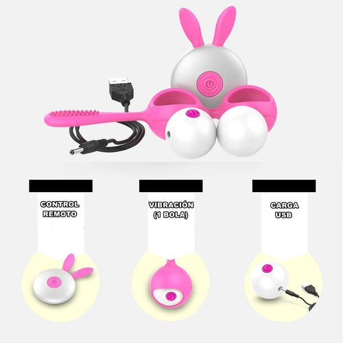 Bola China Vibradora Inalámbrica Pink MY-2017
