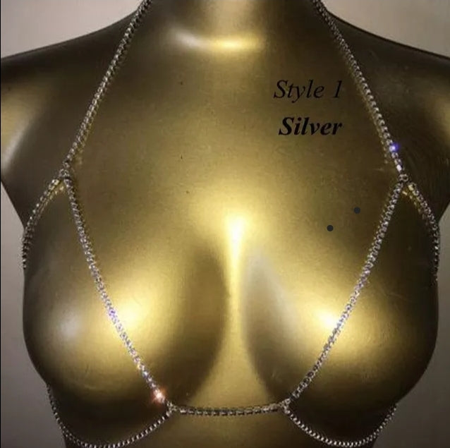 Cadena busto brillante