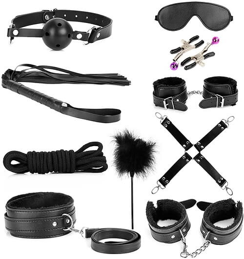 Kit bondage 10 piezas