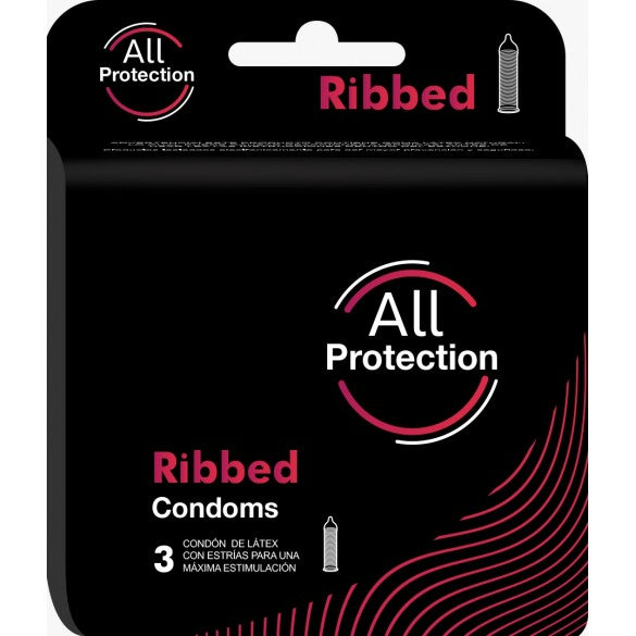 Preservativo All Protection - Ribbed